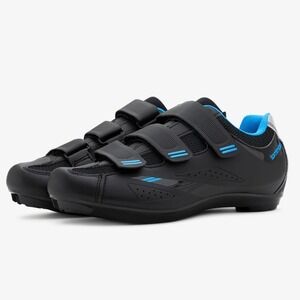 Tommaso Pista 100 Black Blue Womens Cycling Shoes - Size 7 US & 37‎ EUR